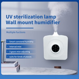 4L Wall-hanging Ultrasonic Air Humidifier with UV Lamp