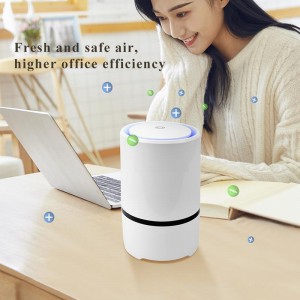 PS-300T2 Portable Negative And Positive Ion Desktop Plasma Air Purifier with USB Charge