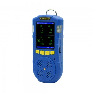 TFT Screen Portable Multi Gas Alarming Detector