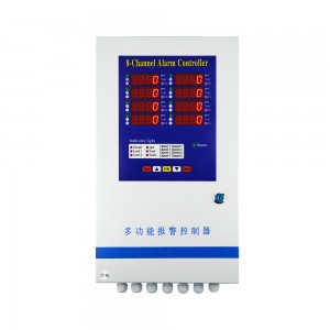 Wall-mounted 8 Channel LED Display Gas Alarm Controller