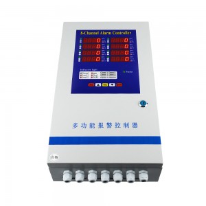 Wall-mounted 8 Channel LED Display Gas Alarm Controller